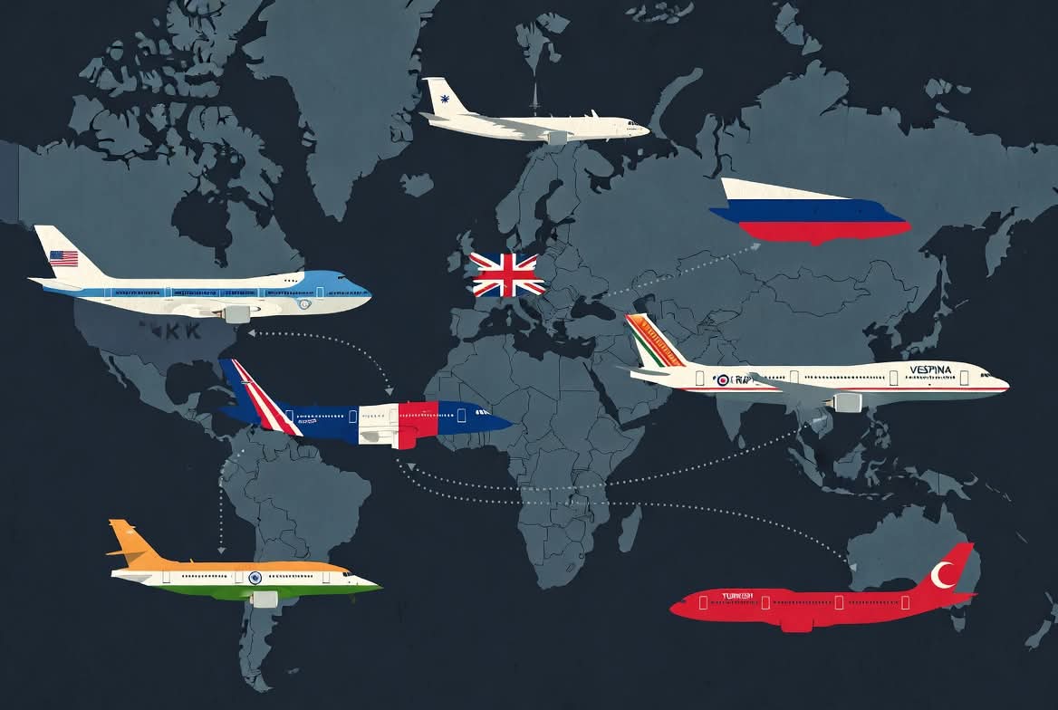 බොහෝ නායකයින් ට තමන්ගේම වූ "Air Force One" යානයක් ඇත